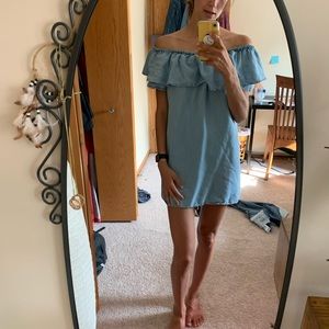 Zara Off the Shoulder Dress